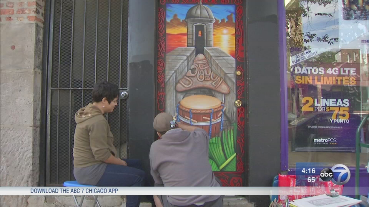 Public art display celebrates Hispanic Heritage with 16 unique doors