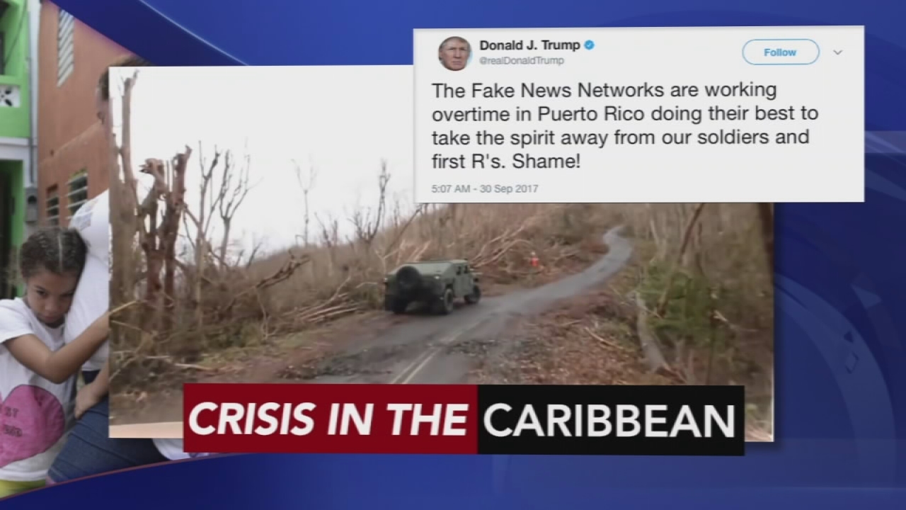 The crisis in Puerto Rico continues following Hurricane Maria: Walter Perez reports on Action News at 11 p.m., September 30, 2017