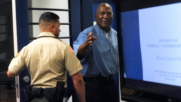 OJ Simpson freed from Nevada prison after serving 9 years