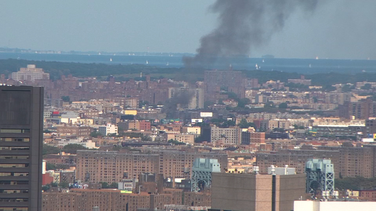 Firefighters battling 5-alarm fire in the Bronx