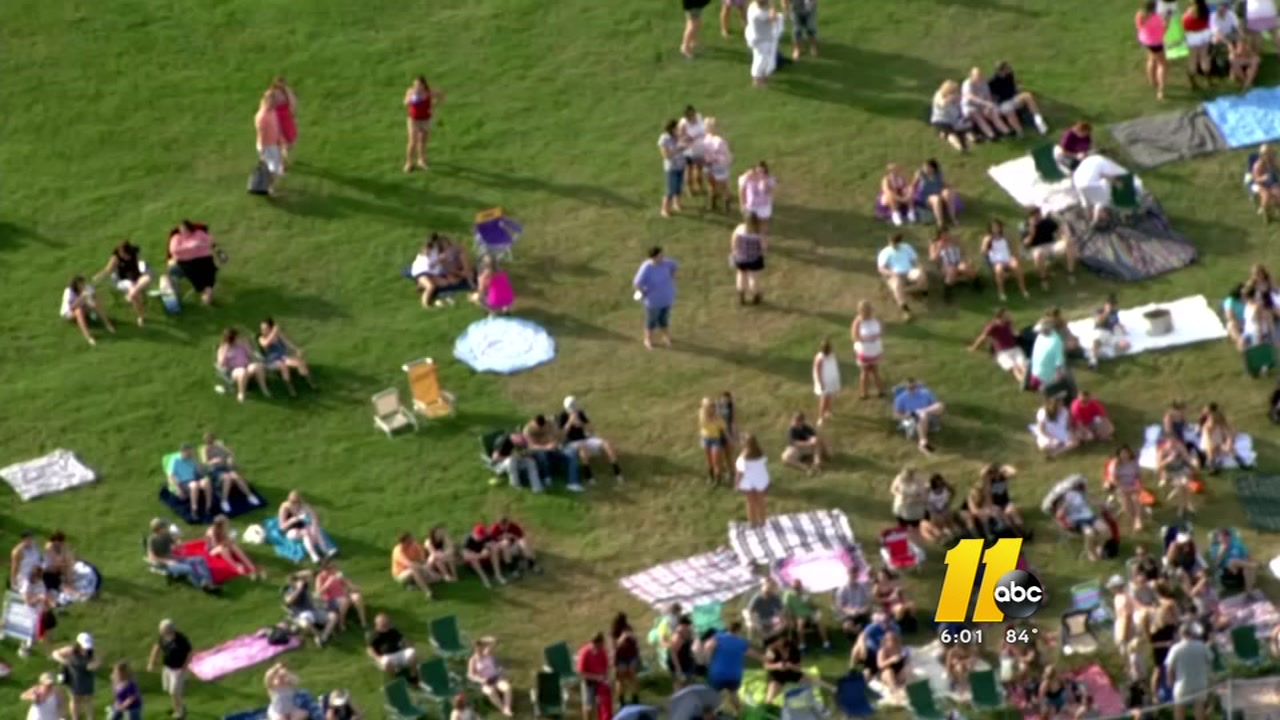 Tight security for Raleigh concerts