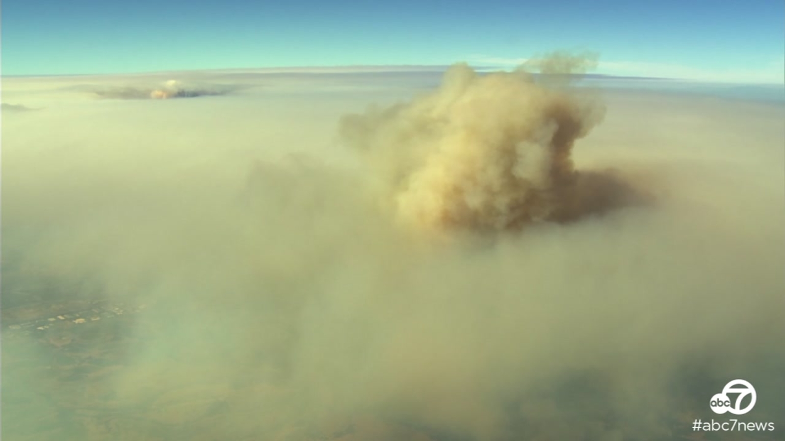 VIDEO Large plume of smoke sits over North Bay ABC7 San Francisco