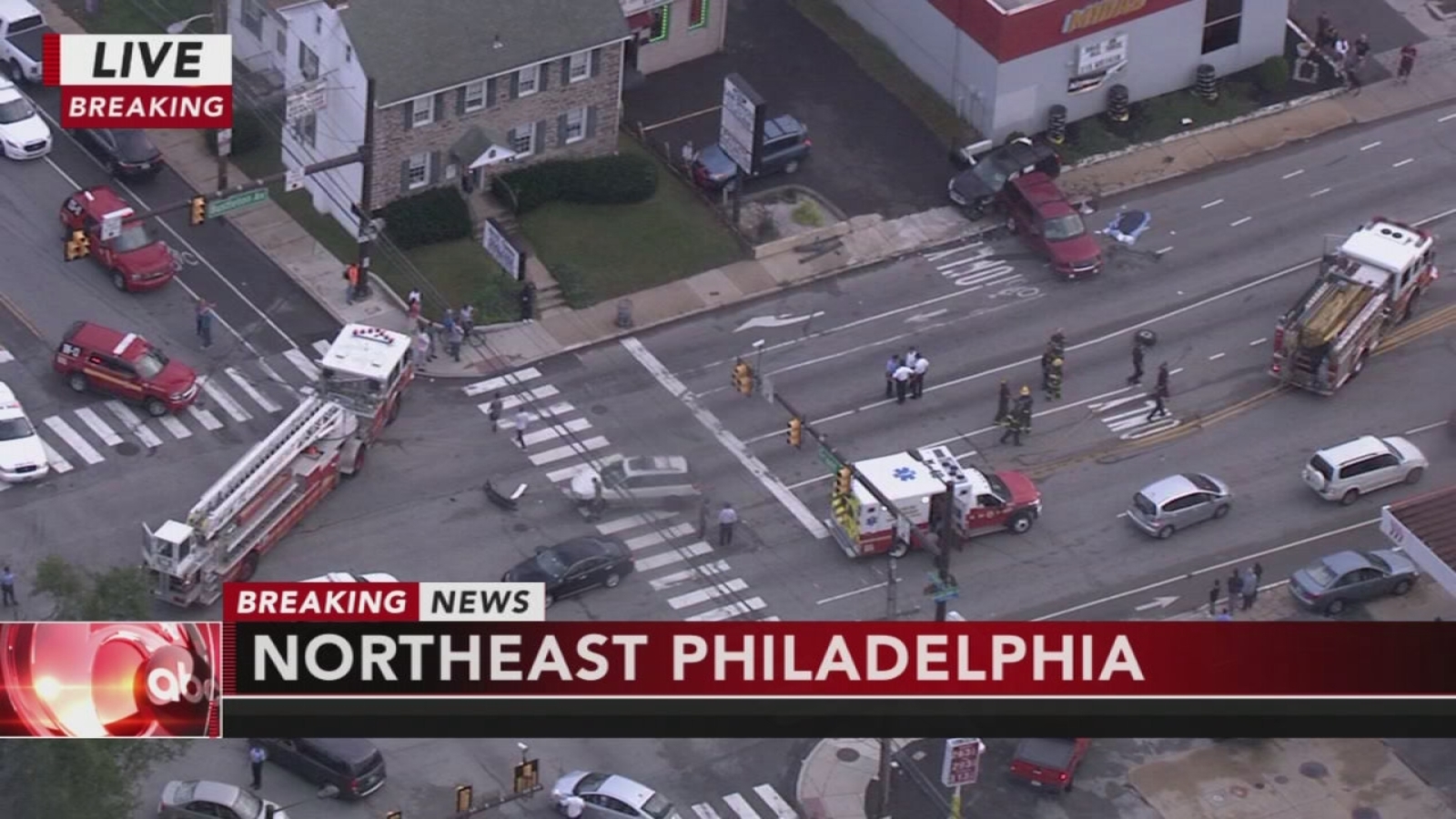 Man killed in multi-vehicle crash in Northeast Philadelphia - 6abc ...
