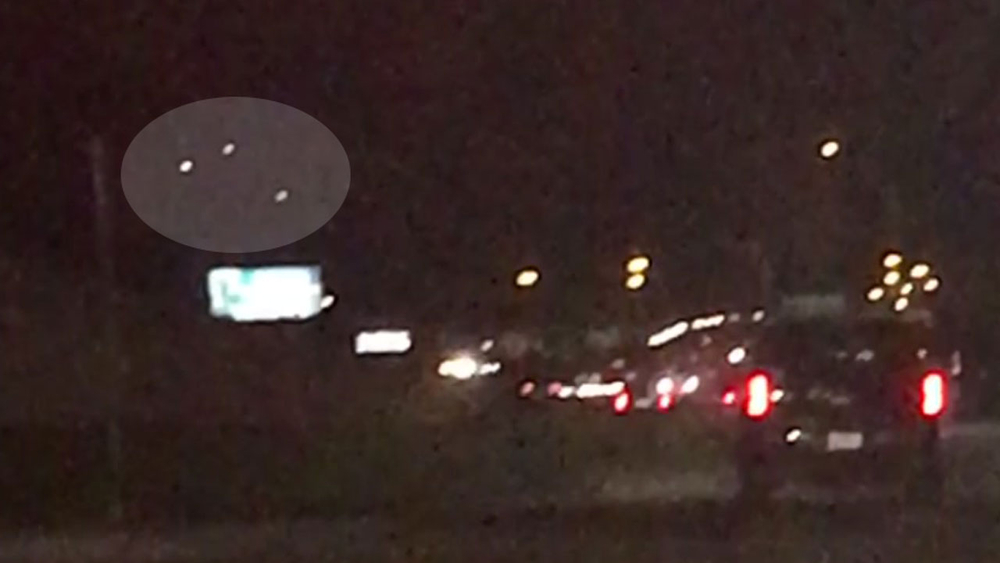 Strange lights appear over Grand Parkway in Katy