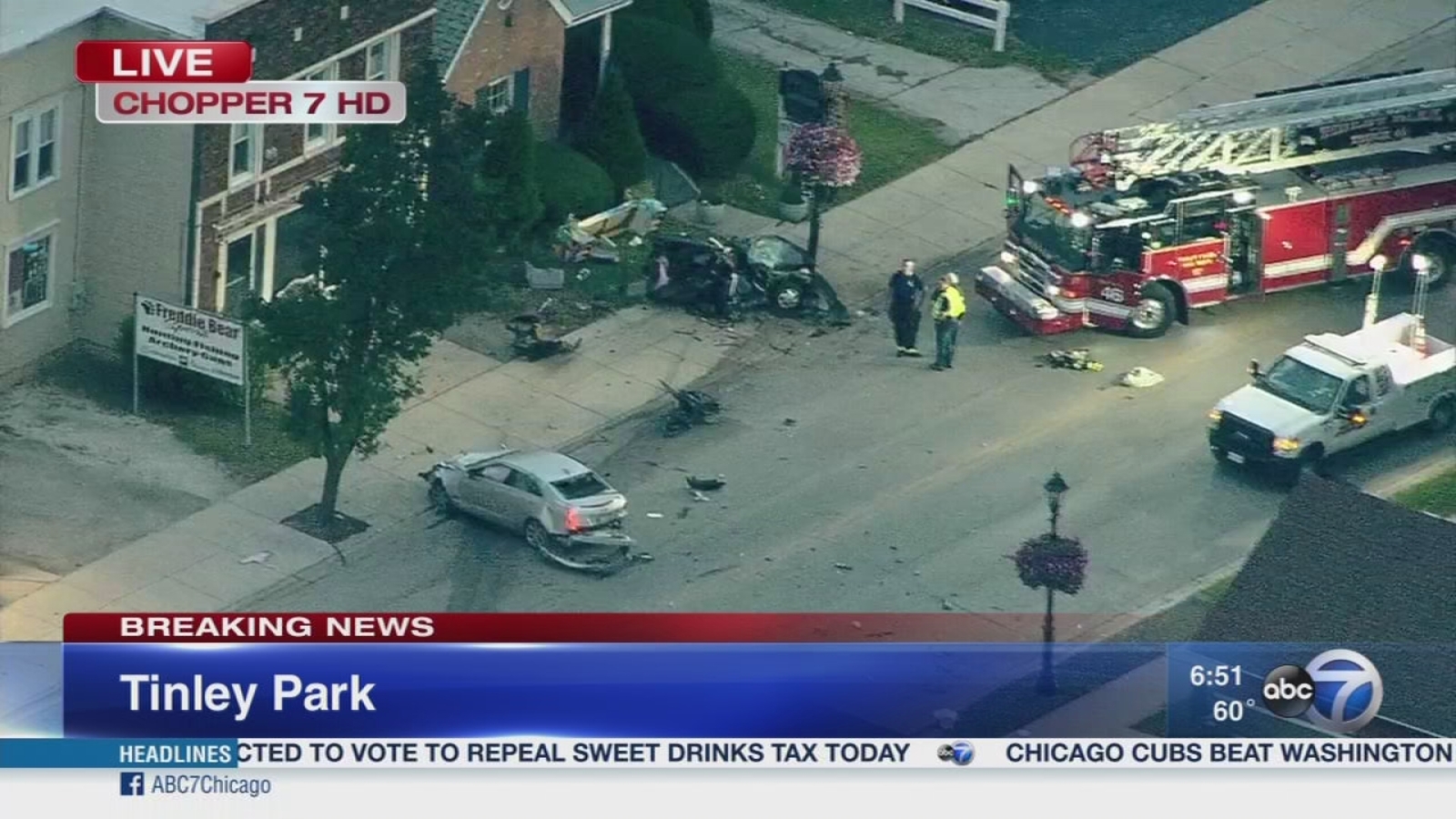 Passenger killed in Tinley Park crash; drivers injured ABC7 Chicago