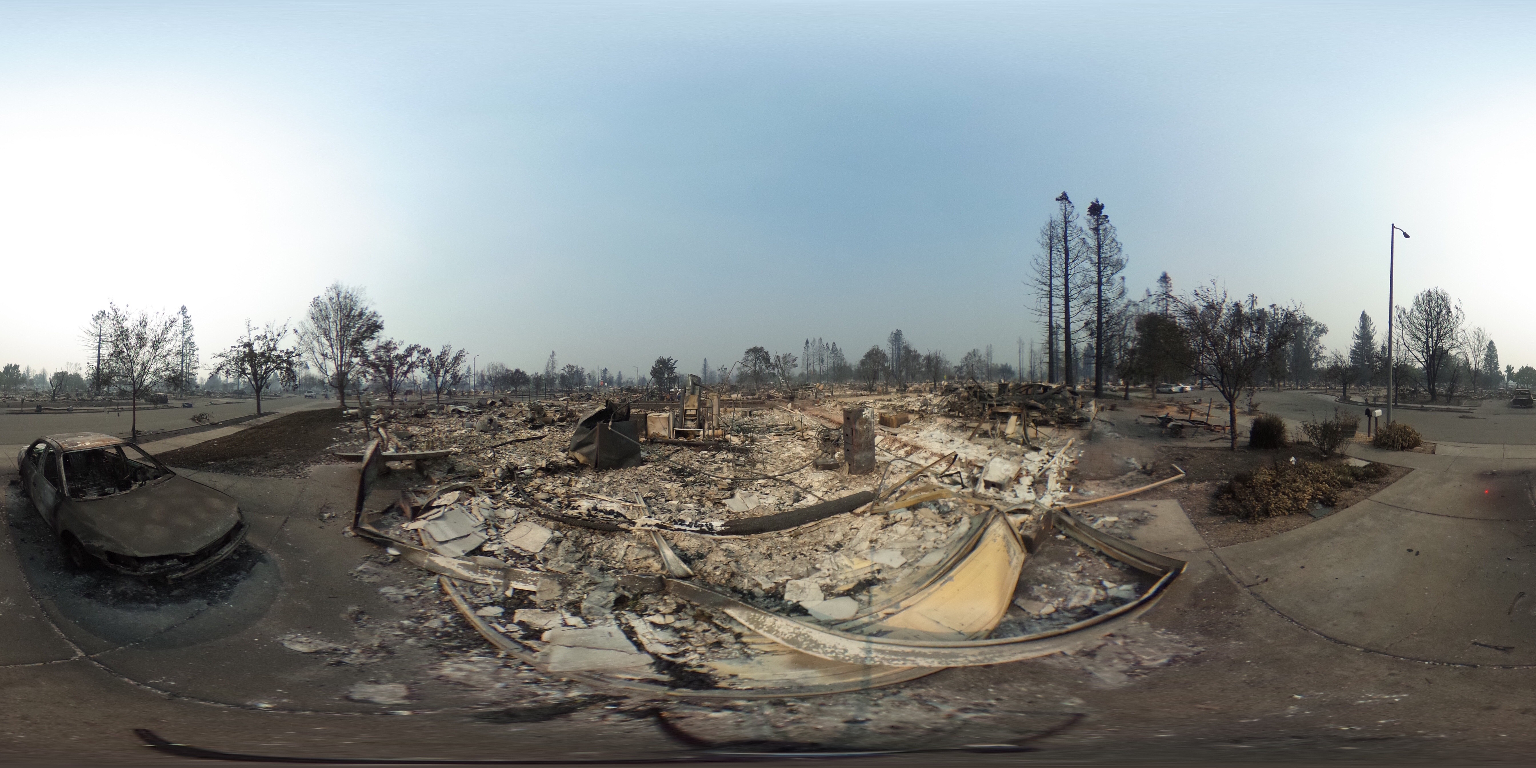 This 360 video was taken at 1909 Camino del Prado in Santa Rosa, Calif. on Tuesday, Oct. 10, 2017.
