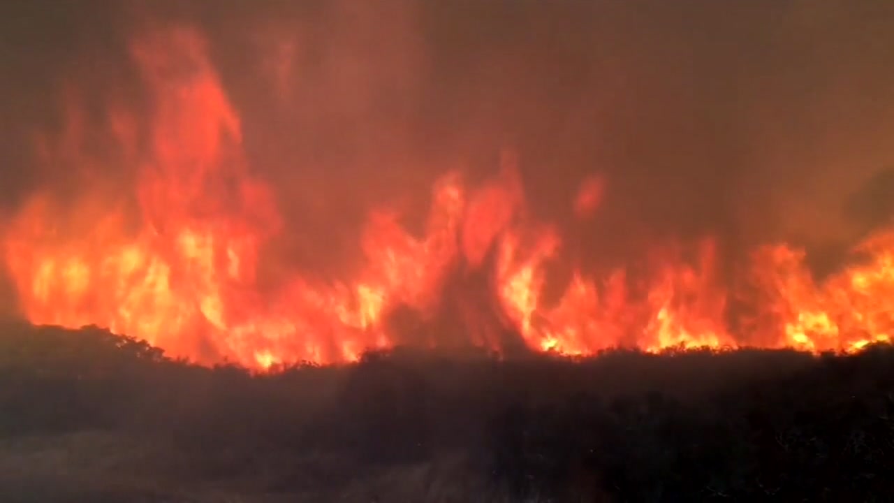 17 wildfires rage through California