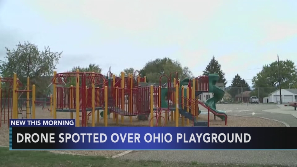 Drone spotted over Ohio playground