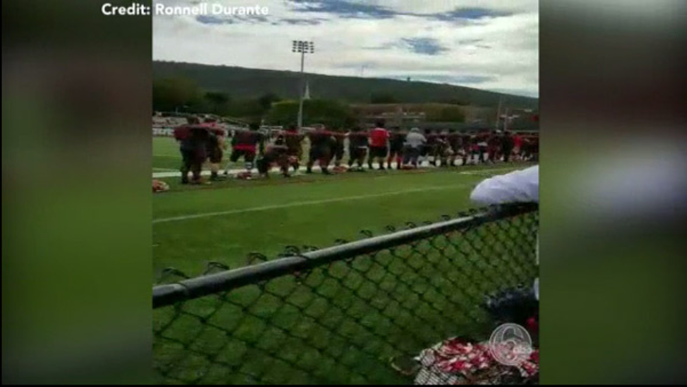 Albright College cuts player for kneeling during anthem