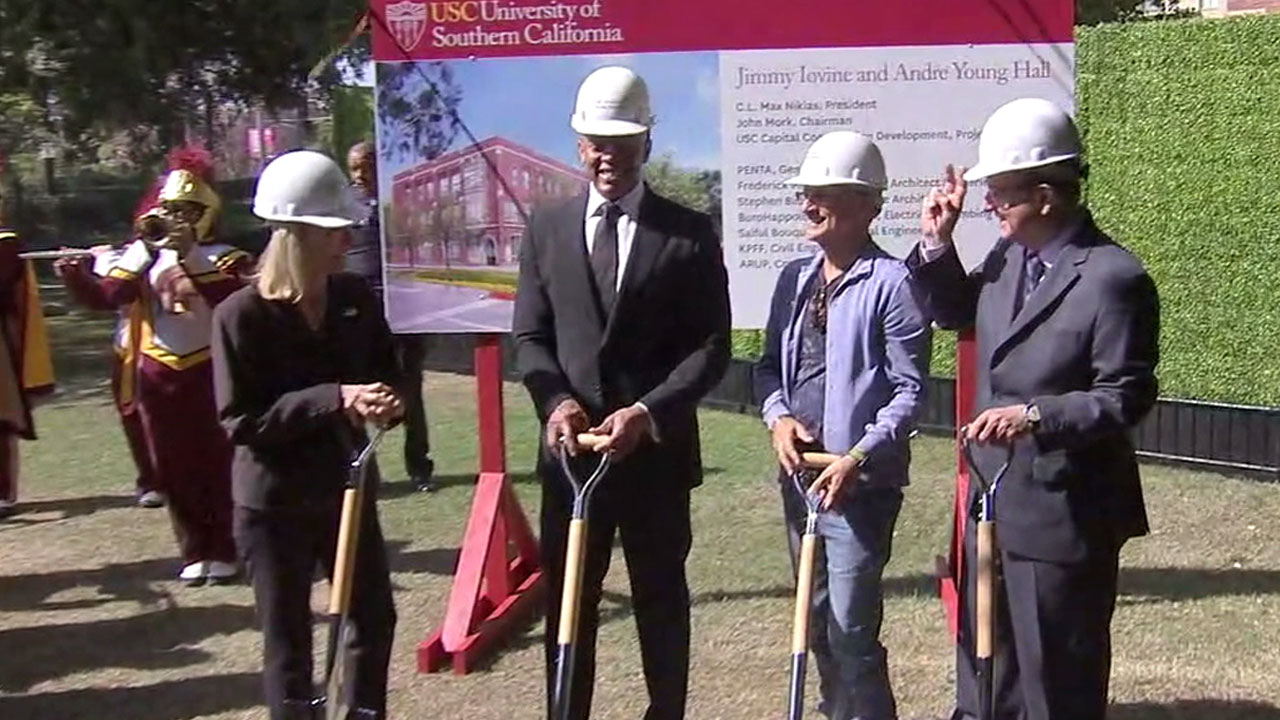Dr. Dre, Jimmy Iovine break ground for new USC academy