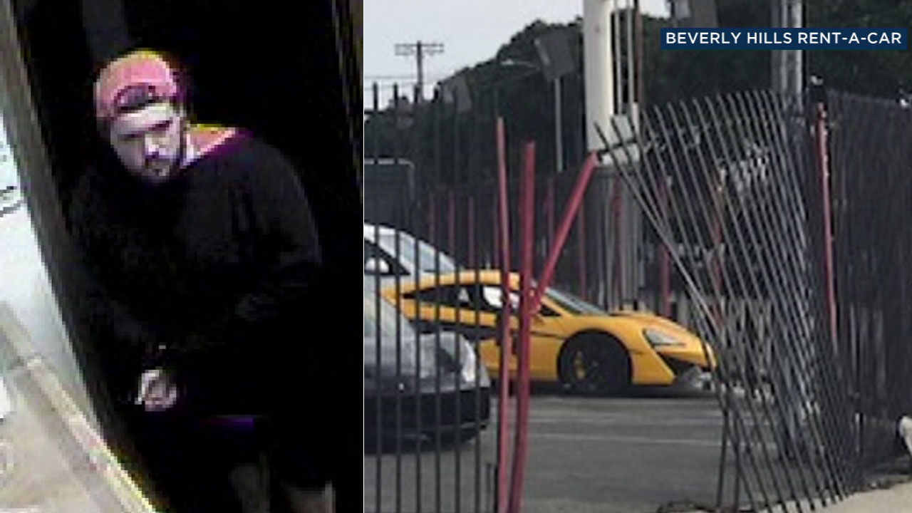 Would-be Ferrari thief thwarted by metal gate