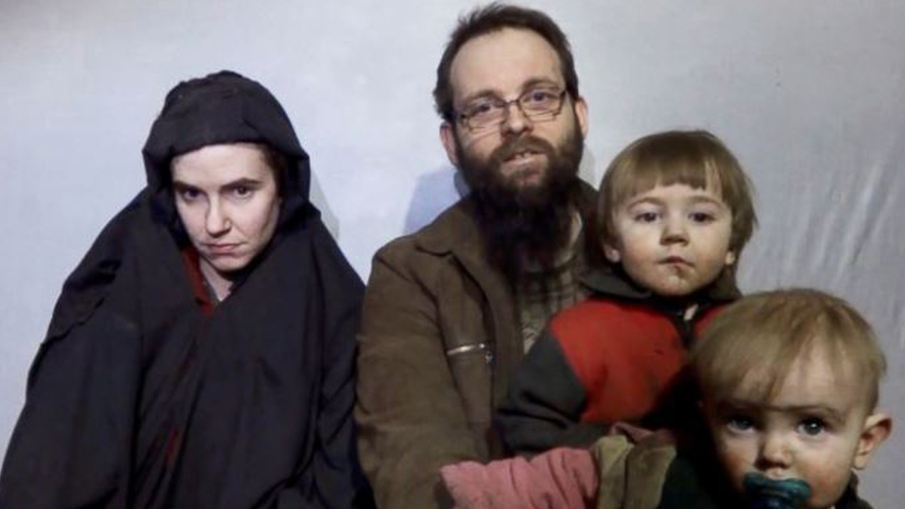 American hostage and family freed from Taliban captivity