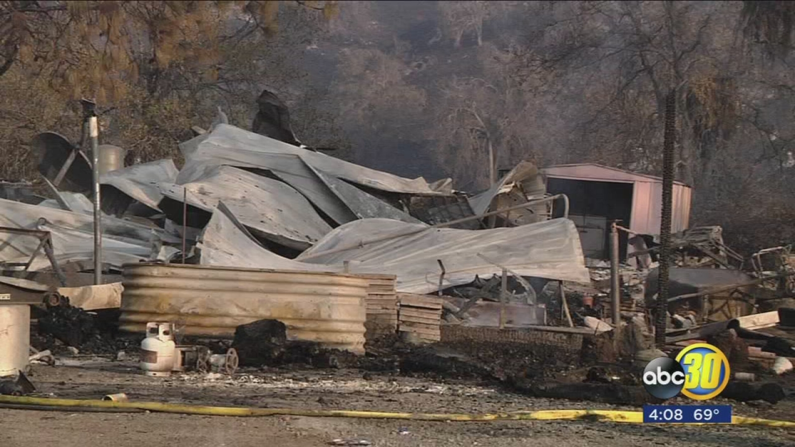 Homeowners outside of Squaw Valley returned to the area after fire
