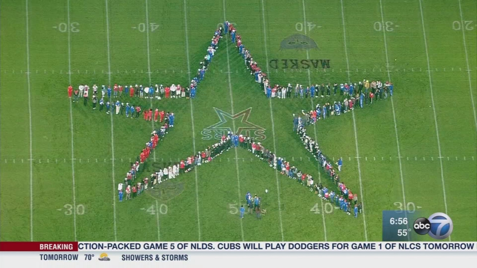 Friday Flyover Rich South High School ABC7 Chicago