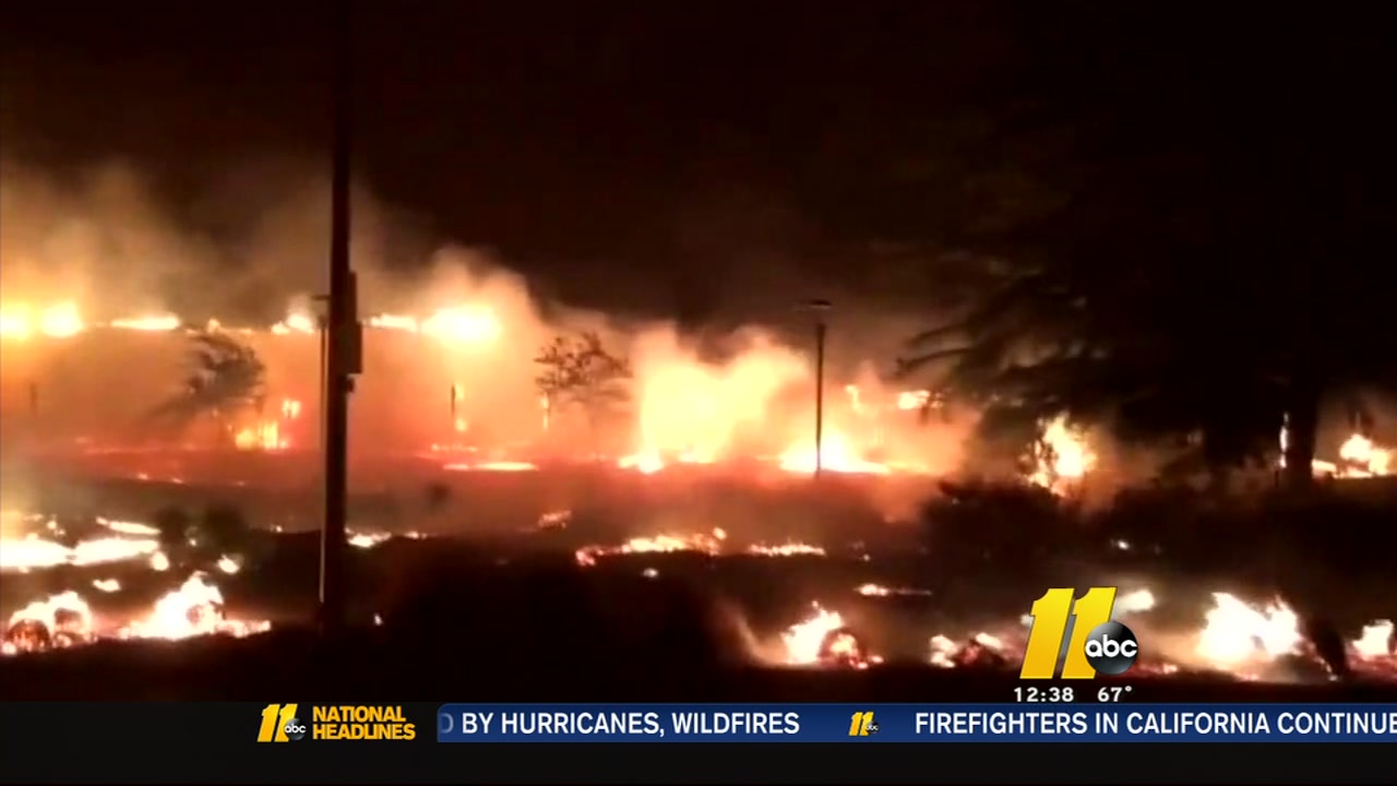Wake Tech professor's family loses home to California wildfires