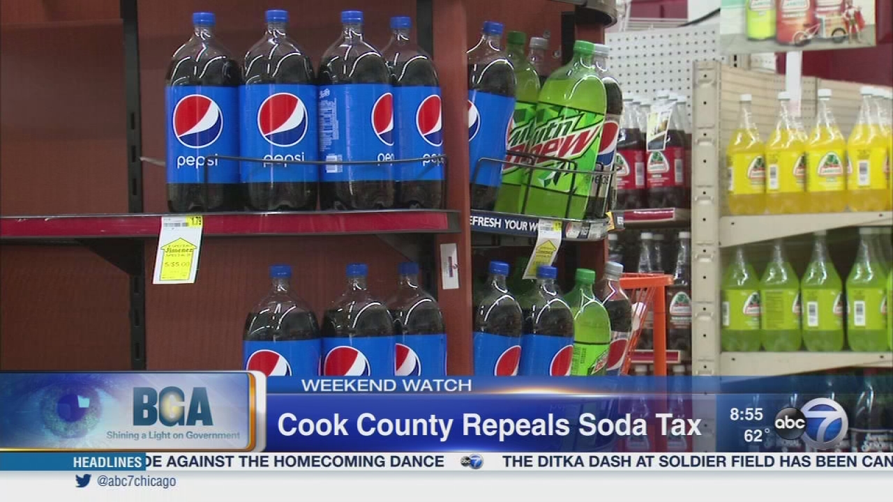 Weekend Watch: Cook County soda tax repeal