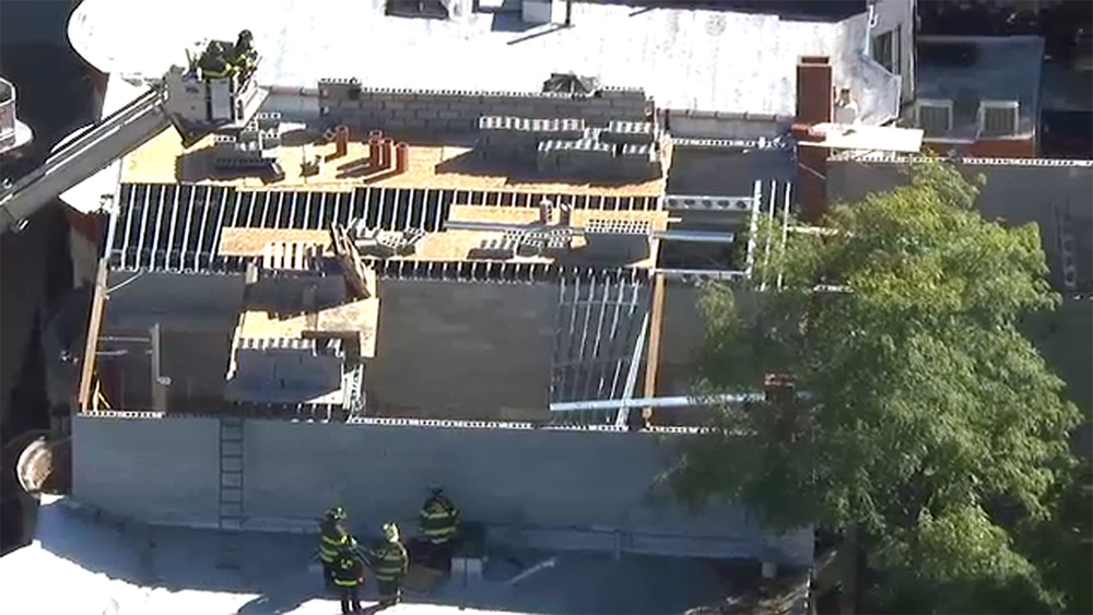 6 construction workers injured in roof collapse