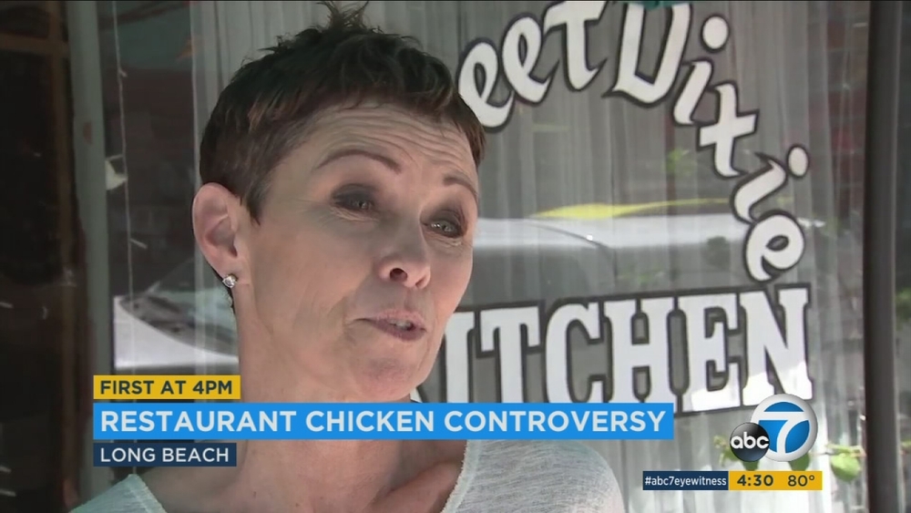 Long Beach restaurant under fire for serving Popeyes chicken