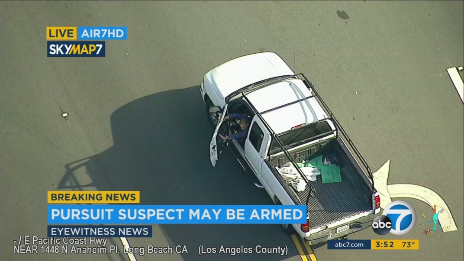 Deputies chase armed carjacking suspect into Whittier - ABC7 Los Angeles