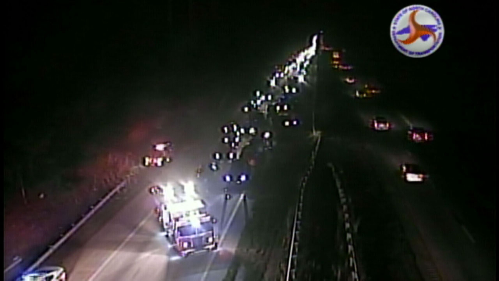 Crash closes I-40 westbound at White Oak Road near Garner - ABC11 ...