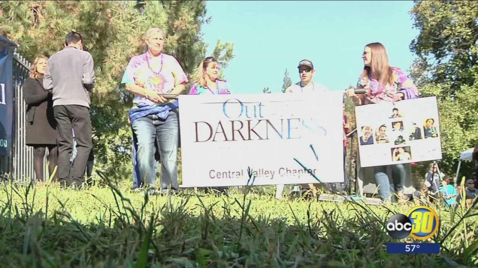 Hundreds of people hit the streets of Northwest Fresno to help stop