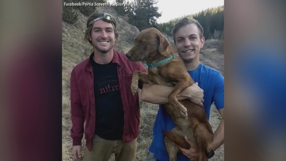 Hikers rescue dog trapped in abandoned mine shaft