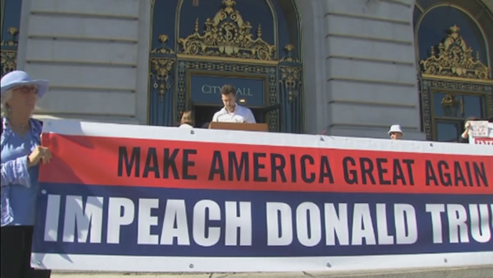 Rally in San Francisco calls for Pres. Trump's impeachment