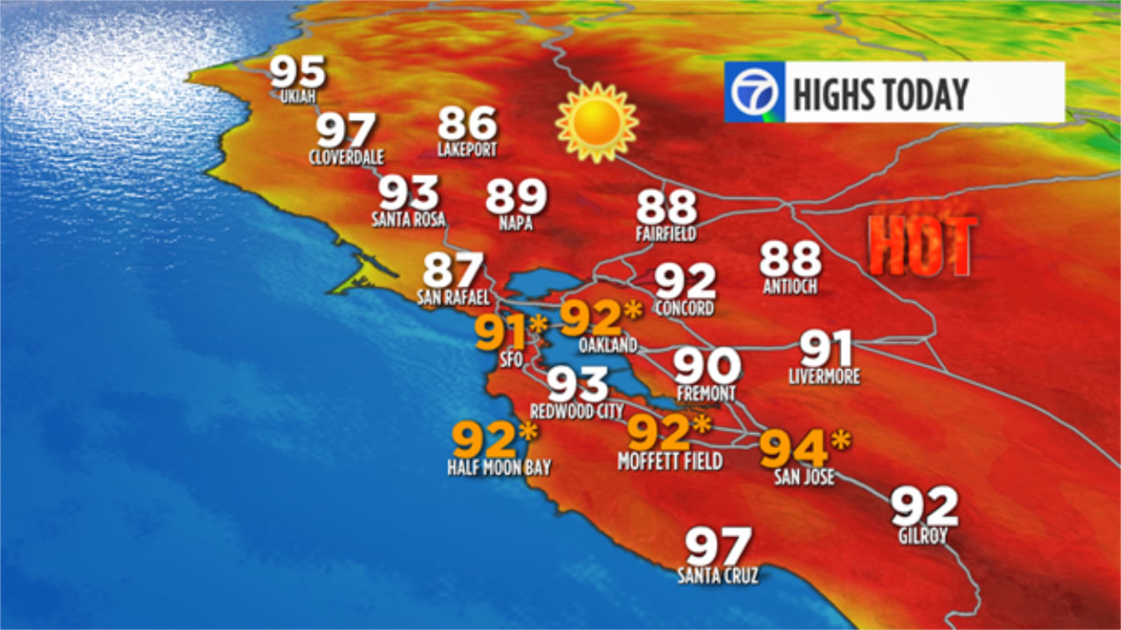 Temperature records shattered during Bay Area heat wave ABC7 San