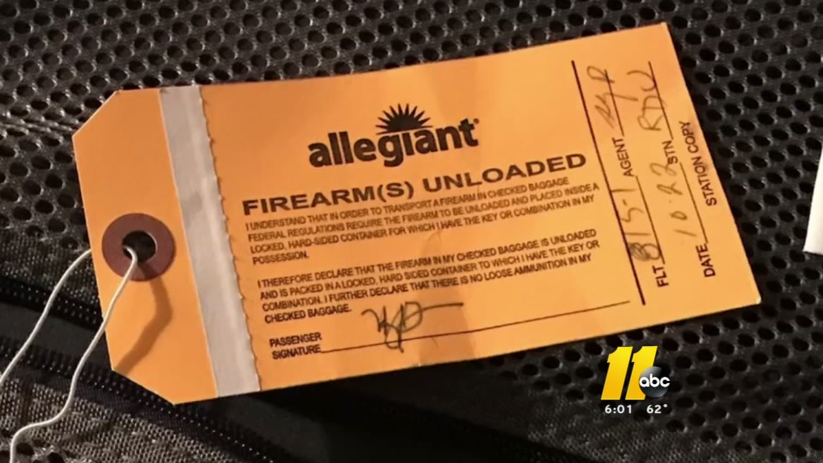 RDU police investigate report of gun stolen from luggage ABC11