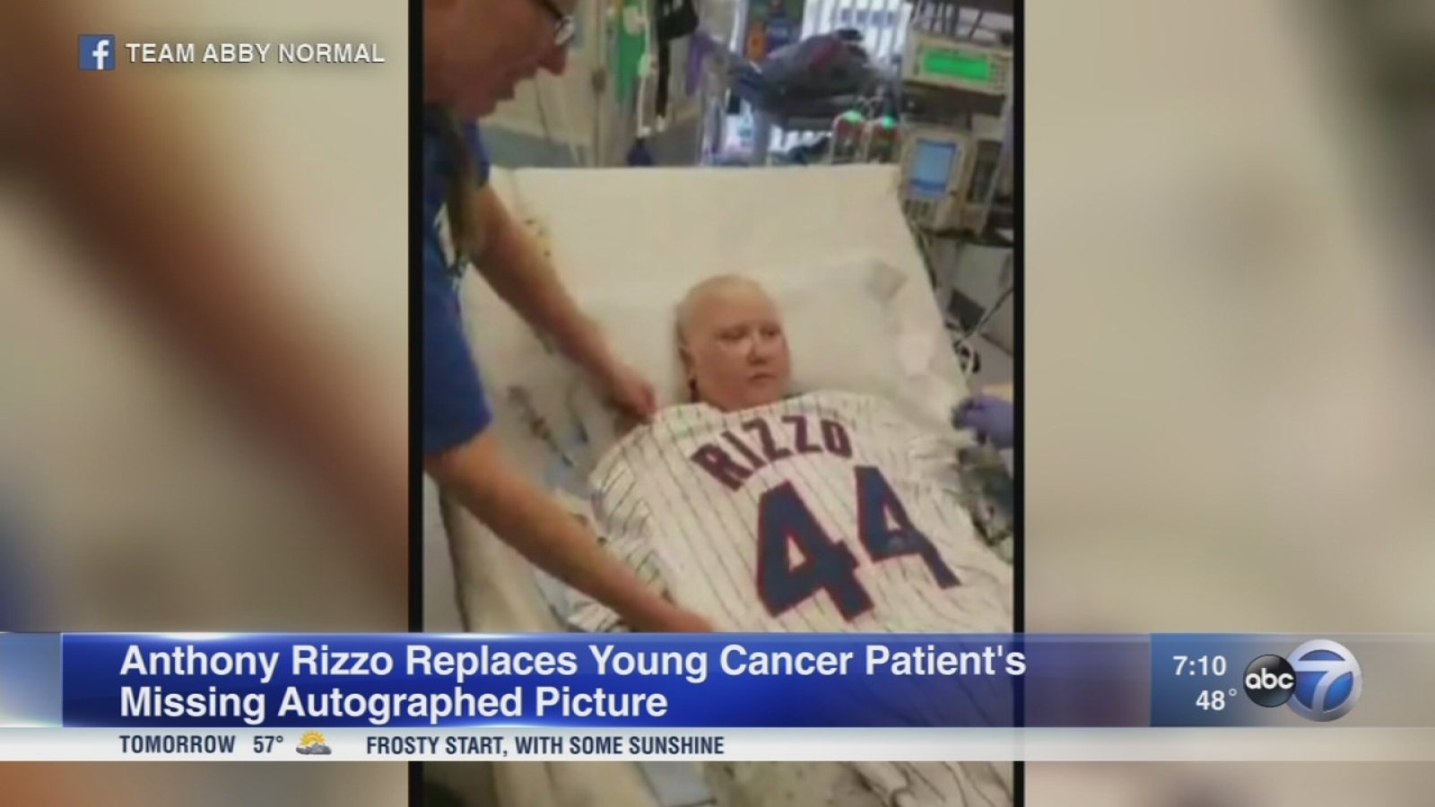 Rizzo to the rescue! Cubs star replaces cancer patient's missing photo