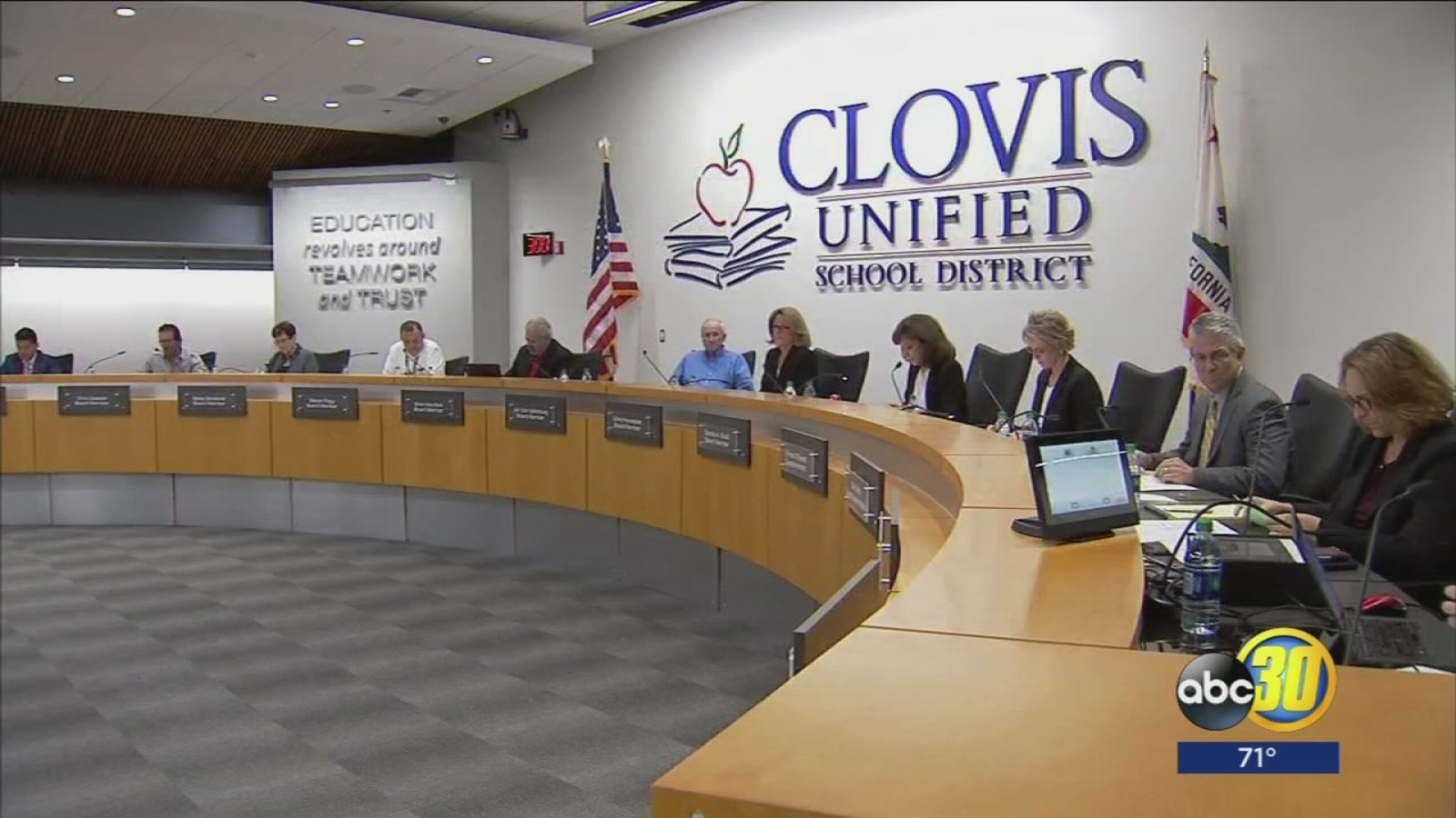Clovis Unified School Board Meeting As Parents Aired Concerns Regarding 