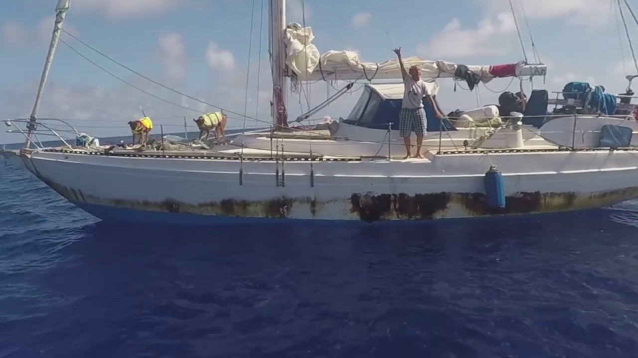 Navy rescues 2 women, dogs who were lost at sea for months