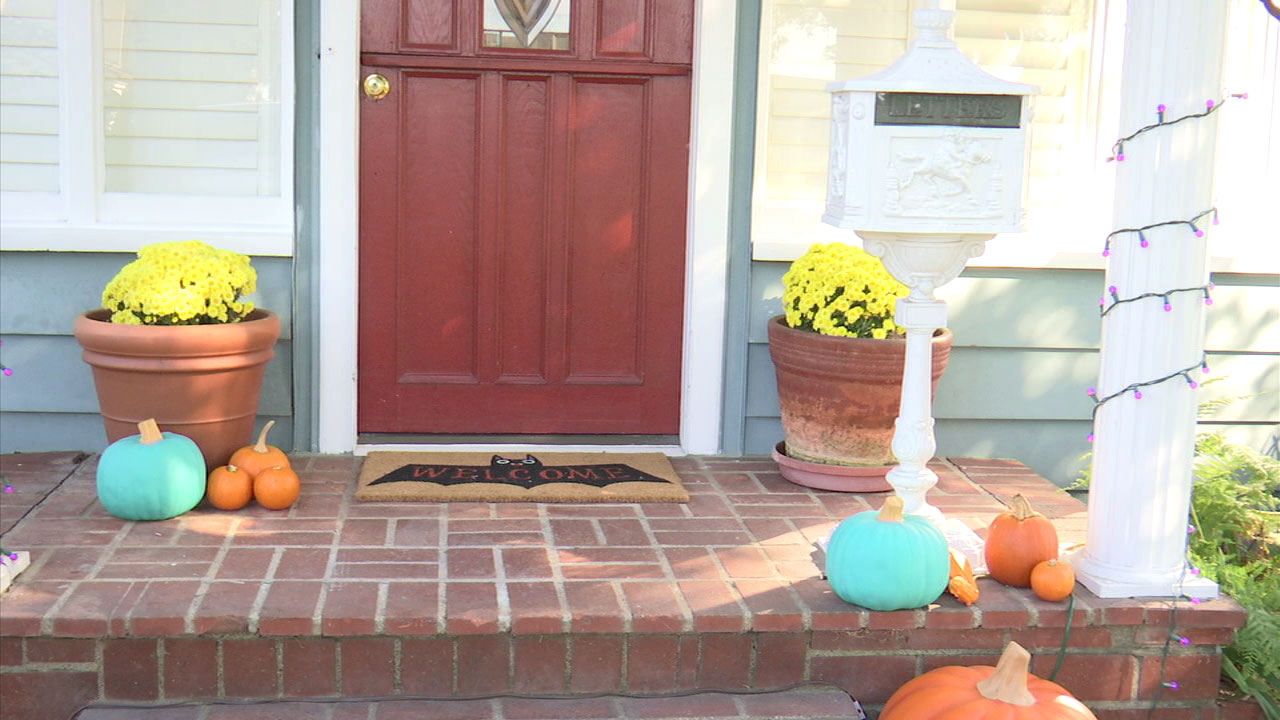 Why are teal pumpkins popping up on porches?