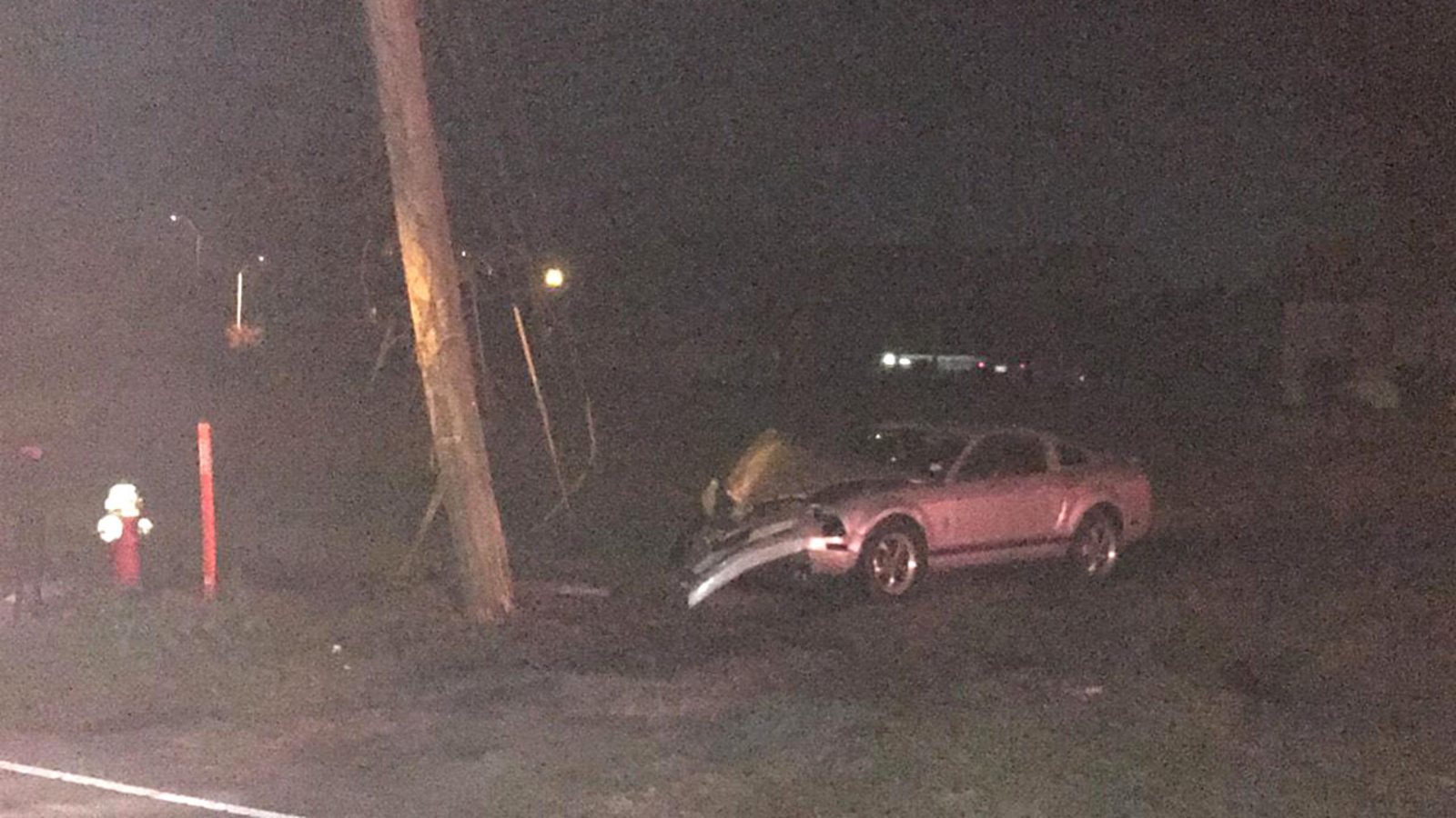 NC 42 West closed in Clayton after car severs power pole ABC11