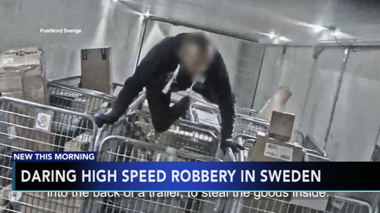 VIDEO Highspeed heist in Sweden 6abc Philadelphia