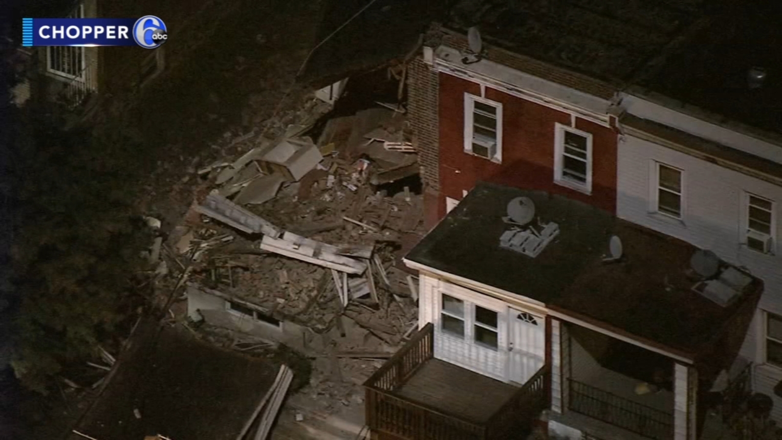 House collapses in Olney section of Philadelphia 6abc Philadelphia