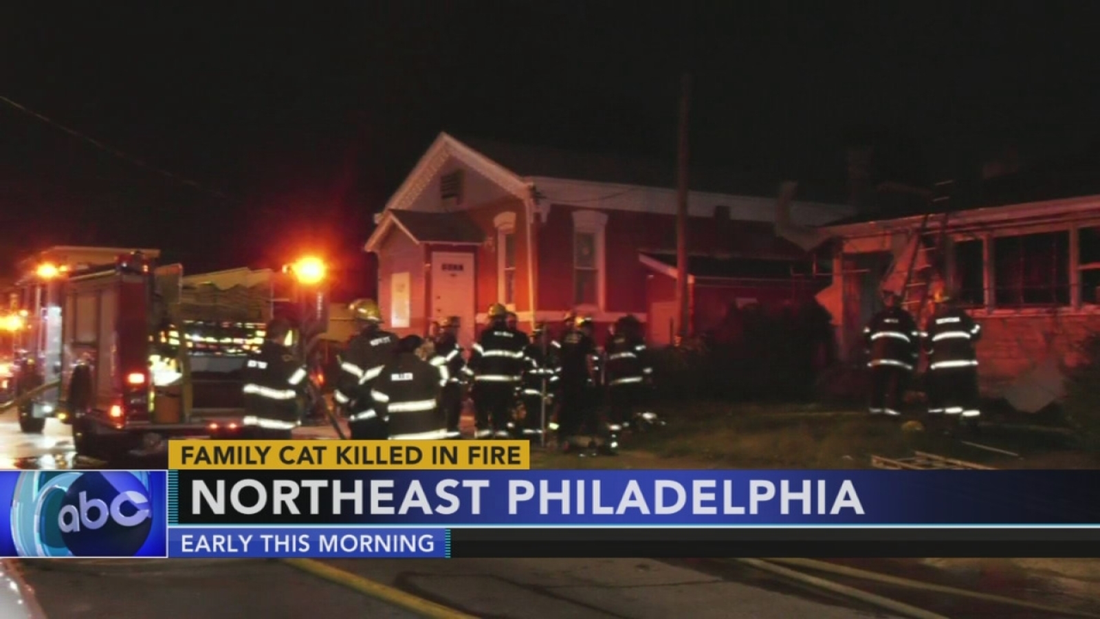Firefighters battle Northeast Philadelphia house fire 6abc Philadelphia