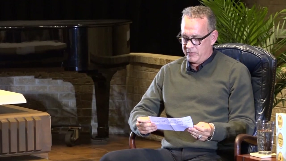 Tom Hanks plays big role in couple's surprise proposal