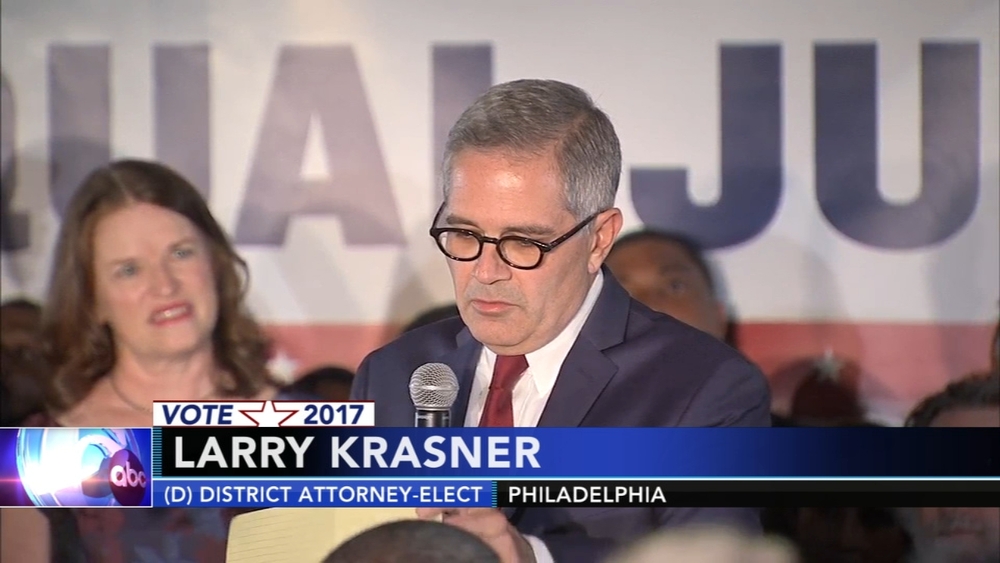 Democrat Larry Krasner wins Philadelphia DA race