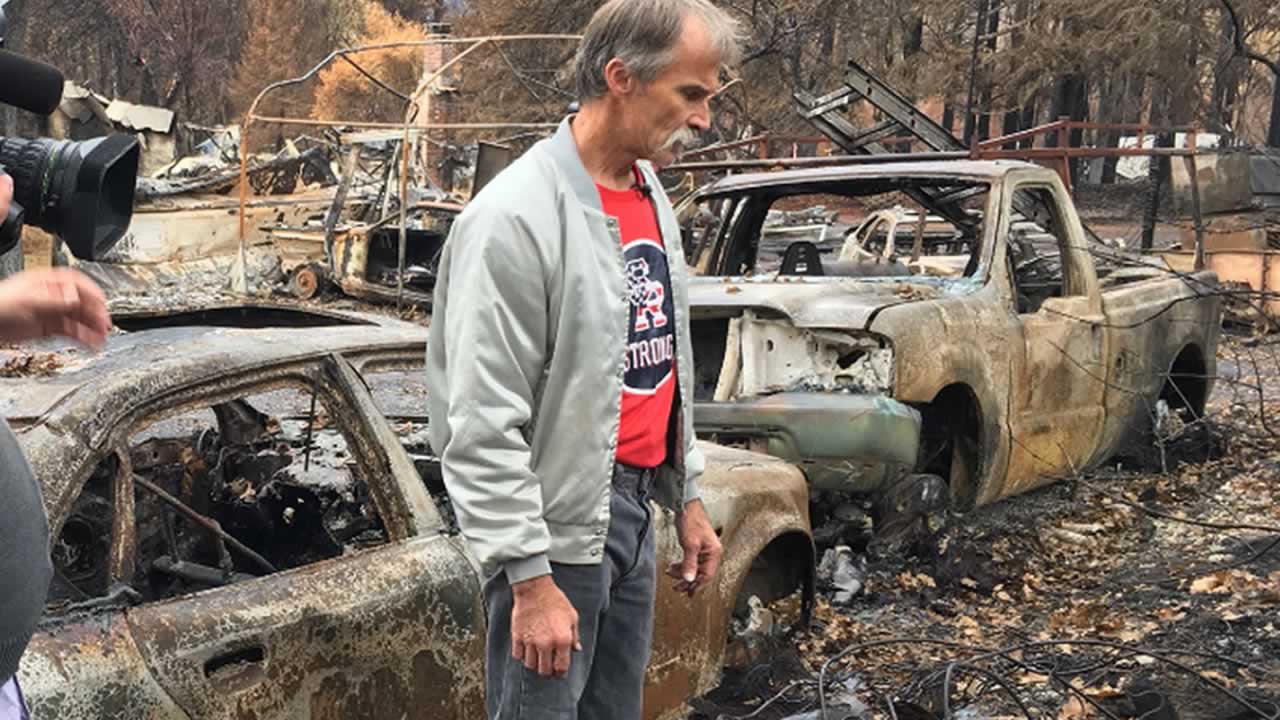 The North Bay wildfires destroyed 8,900 structures,.3,000 of those were in Santa Rosa alone. Neil Blodgett, his wife, and 3 daughters had lived in this Santa Rosa home for 14 years before the fire.