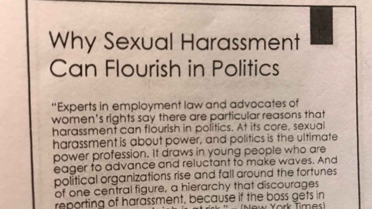 Illinois lawmakers attend sexual harassment training in Springfield