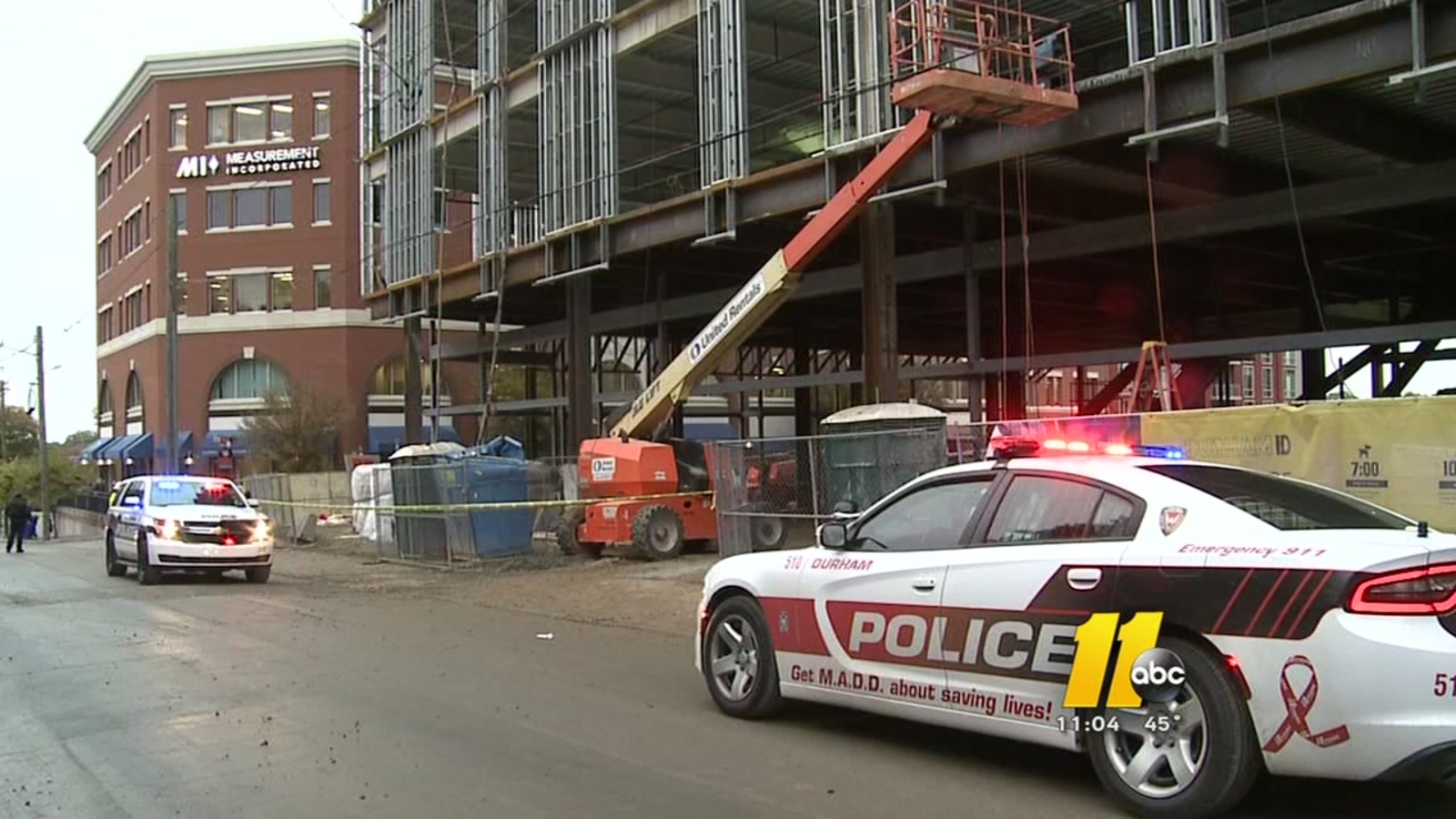 Durham construction worker injured while using portable toilet - ABC11 ...