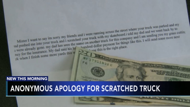 Anonymous Ill Letter My Friend Pushed Me Into Your Truck Abc7 Chicago