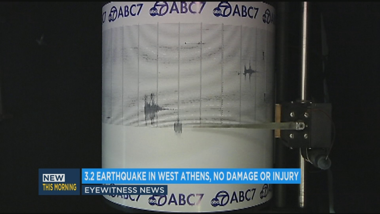 3.2-magnitude quake rattles West Athens area