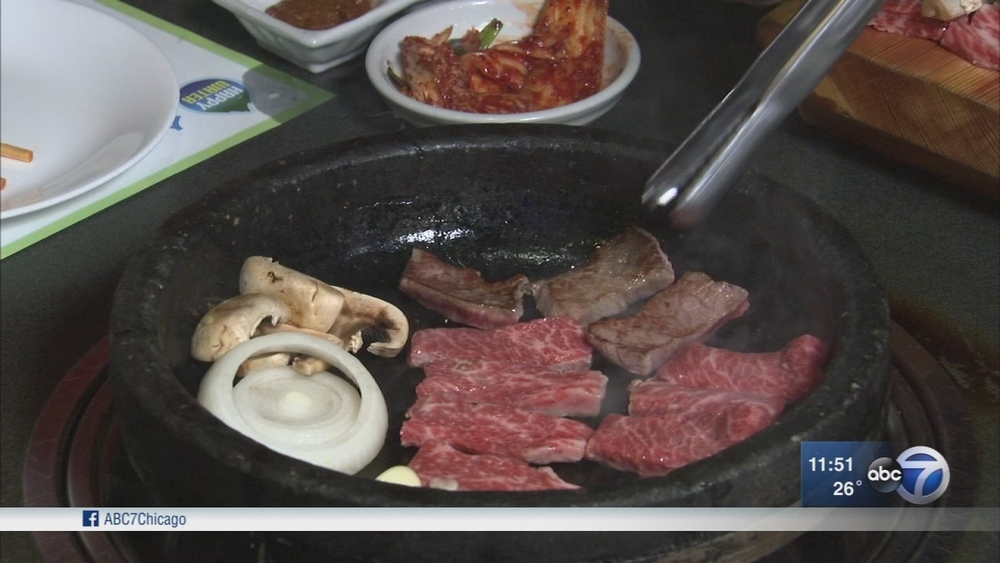 Korean-style barbecue in Schaumburg