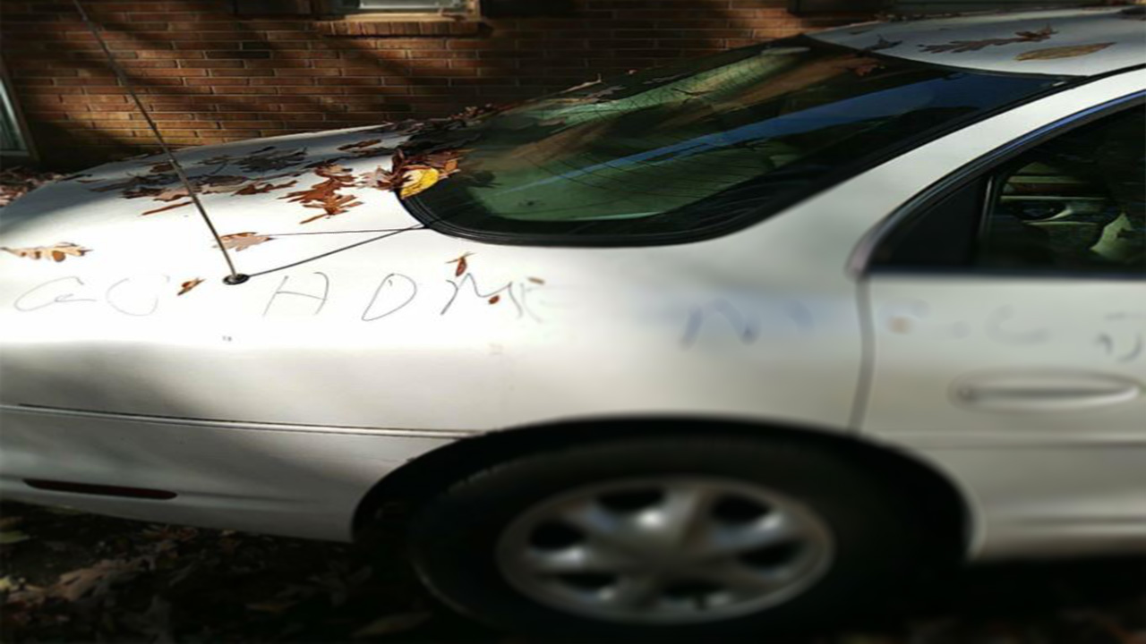 Durham man upset after finding 'Go Home, N-word' written on his car
