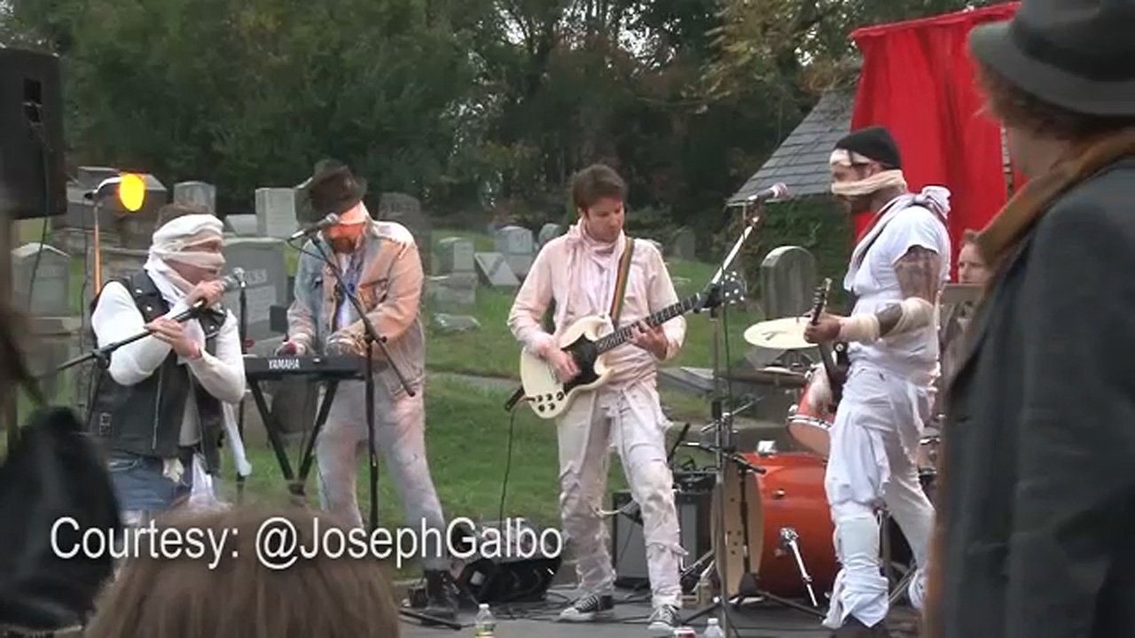 Does New Jersey cemetery cross the line with fundraising parties?