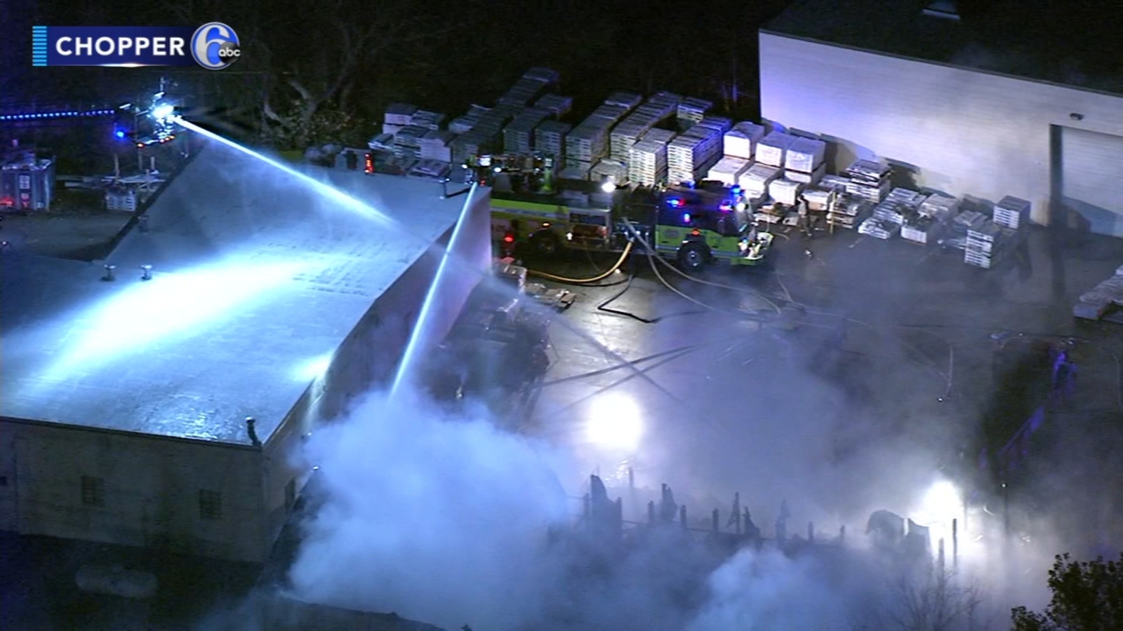 2alarm fire destroys Lambertville building 6abc Philadelphia