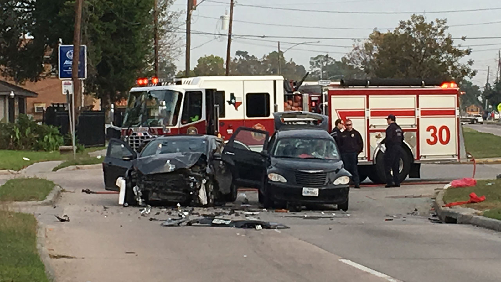 Child ejected in 2-vehicle crash in north Houston - ABC13 Houston