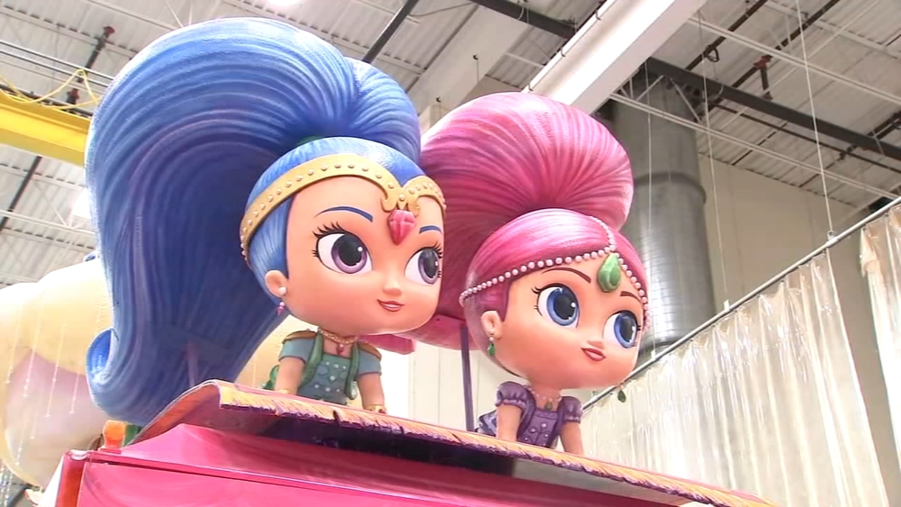 Sneak peek at some of the Macy's Thanksgiving Day Parade floats